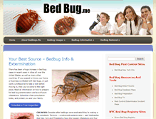 Tablet Screenshot of bedbug.me